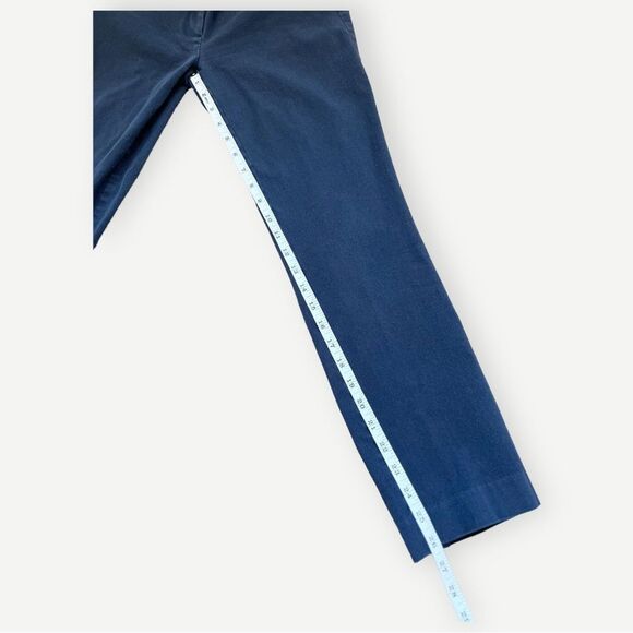 J. Crew Factory Lexie Blue Stretch Slim Chino Ankle Pants. Trousers. 0. - Picture 4 of 7